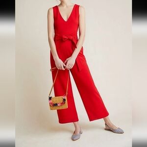 (NWOT) Anthropologie Scarlet Sleeveless Jumpsuit